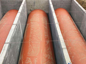 生產(chǎn)紅泥沼氣池